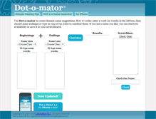 Tablet Screenshot of dotomator.com